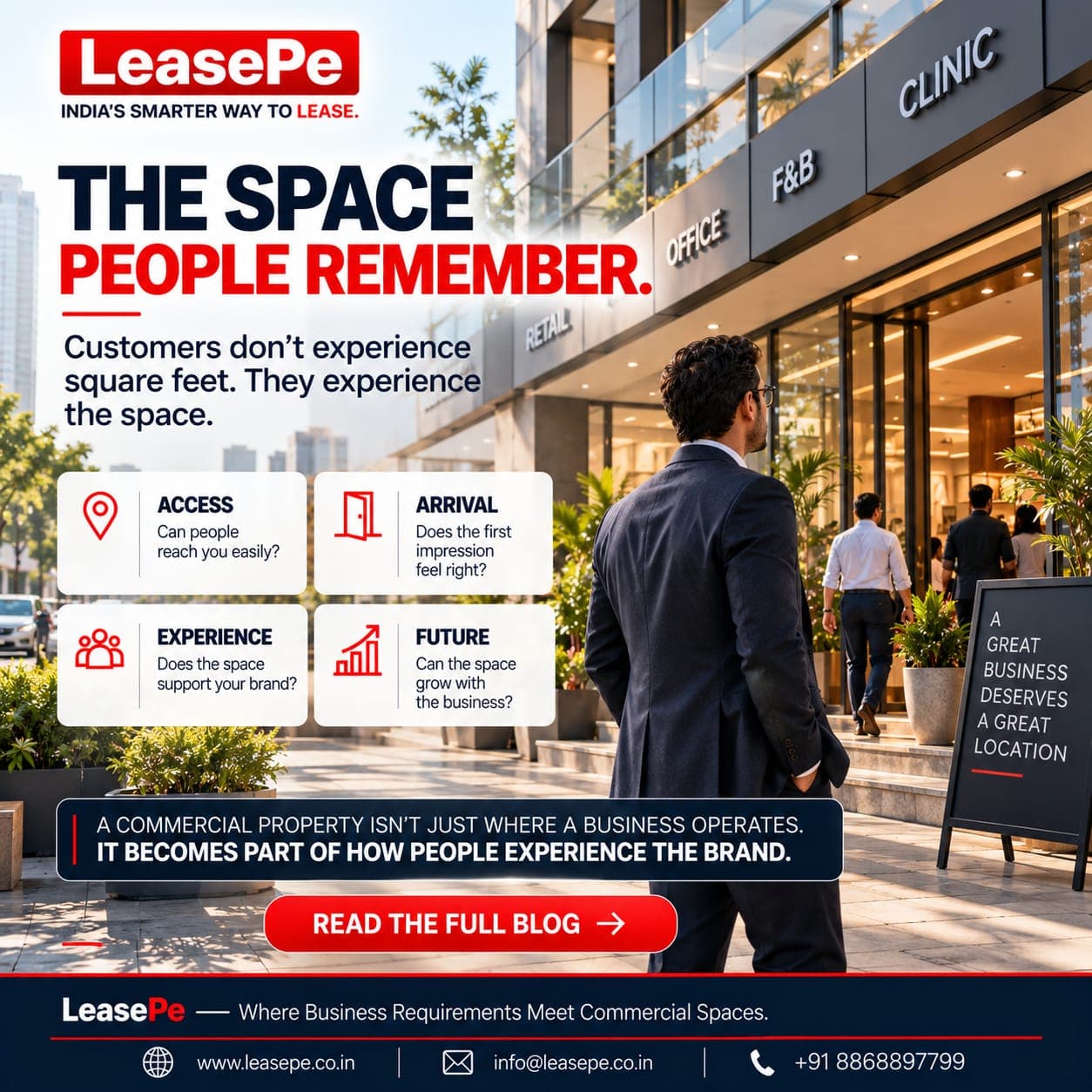 How Commercial Property Shapes Customer Experience & Brand Perception | LeasePe