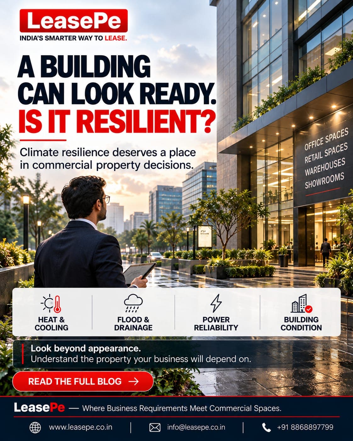 Commercial Property Climate Resilience: What Businesses Should Know | LeasePe